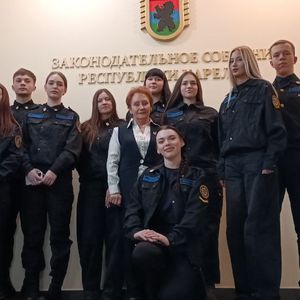 Студенты колледжа в Законодательном собрании Республики Карелия