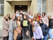 Первокурсникам нашего колледжа так же пришлось пройти этот увлекательный ритуал. 